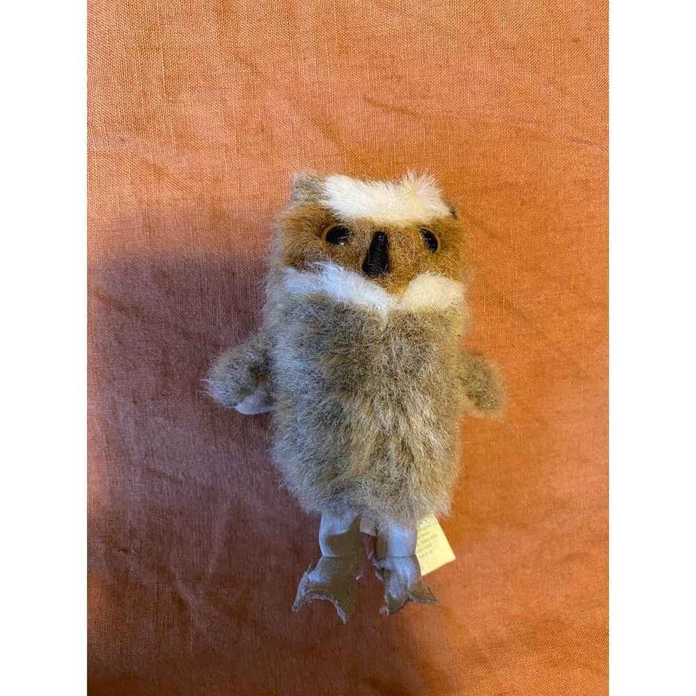 Folkmanis Owl Miniature Figure Puppets Snall Realistic s5